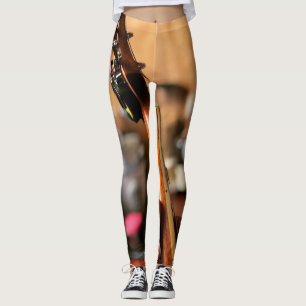 Pretty Acoustic Guitar Leggings
