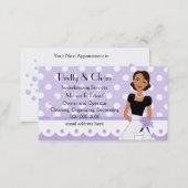 Pretty And Clean Appointment Card (Front/Back)