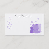 Pretty And Clean Appointment Card (Back)