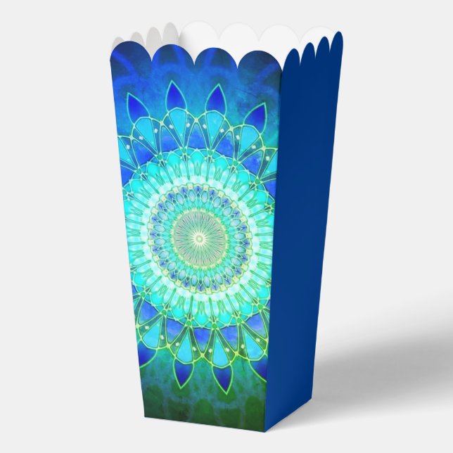 Pretty And Colorfully Mandala / Kaleidoscope 6a Favor Boxes (Front)