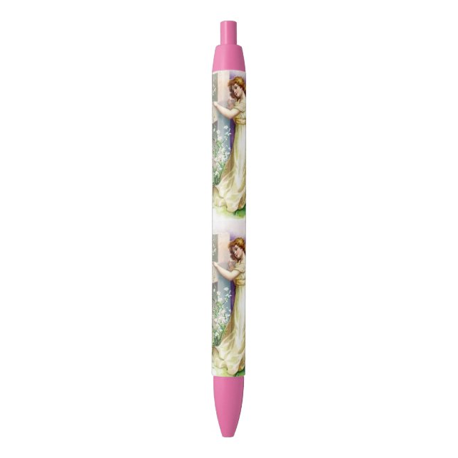 Pretty Angel And Cross Pen (Front Vertical)