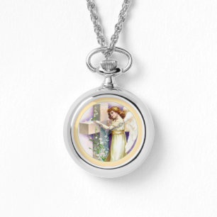 Pretty Angel And Cross Watch