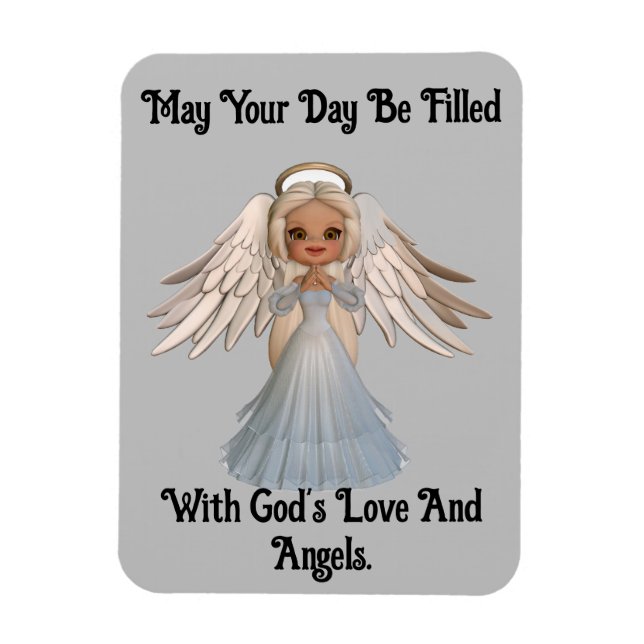 Pretty Angel Flexible Photo Magnet (Vertical)