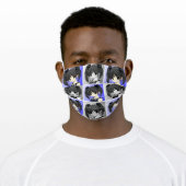 Pretty Anime/Manga Girl Adult Cloth Face Mask (Worn)