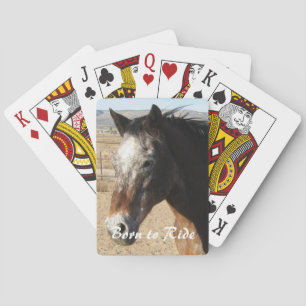 Pretty Appaloosa Horse - Western Poker Cards