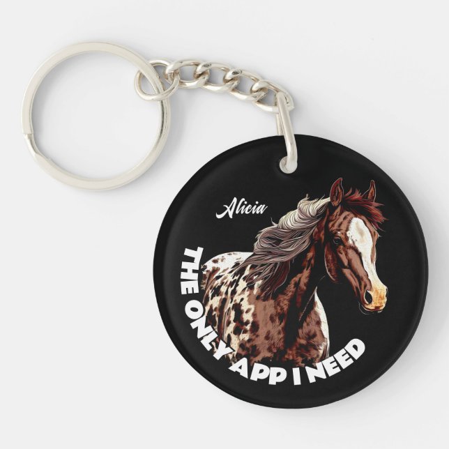 Pretty Appaloosa Keychain (Front)