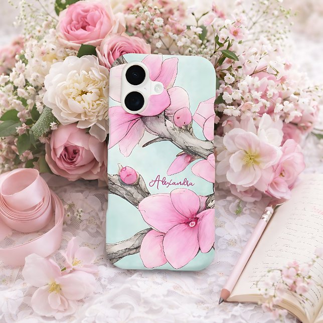 Pretty Apple Blossoms  iPhone Case (Creator Uploaded)