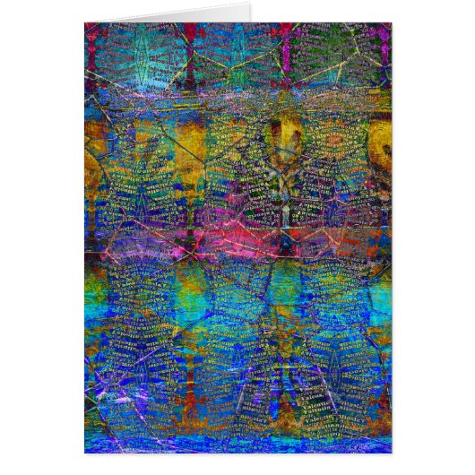 Pretty Artistic Abstract Stained Glass (Front)