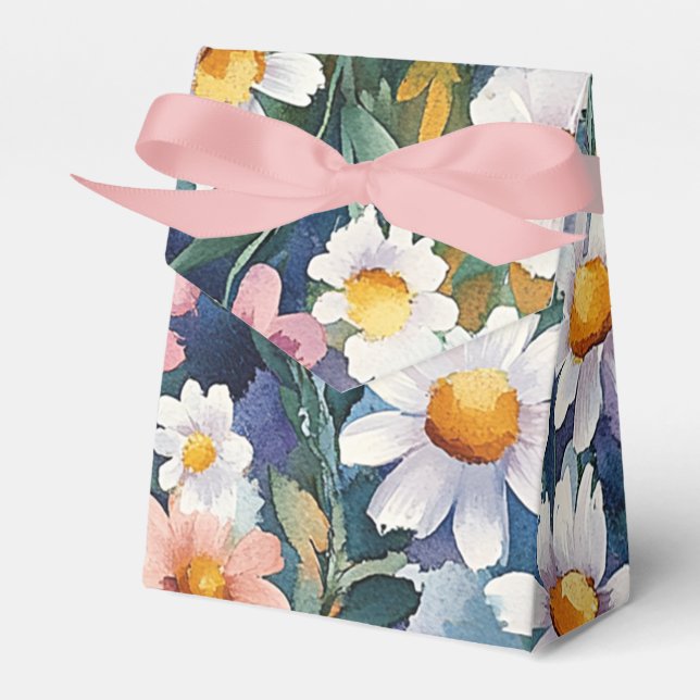 Pretty as a Daisy Favor Boxes (Front Side)