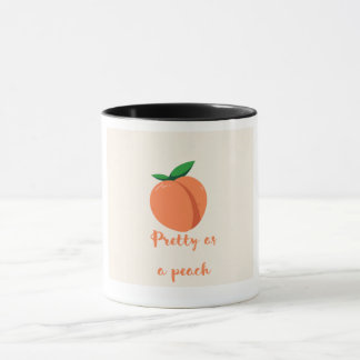 Pretty as a peach mug