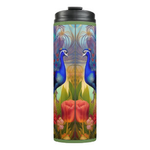 Pretty as A Peacock Thermal Tumbler