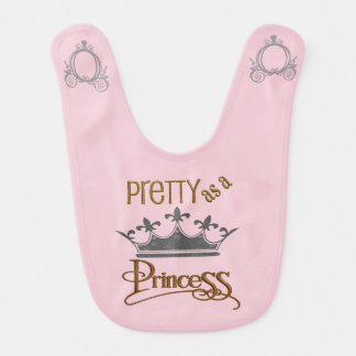Pretty As A Princess Pattern Baby Bib