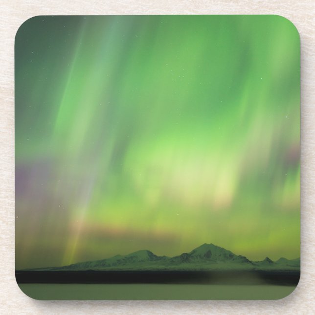 Pretty Aurora Drink Coaster (Front)