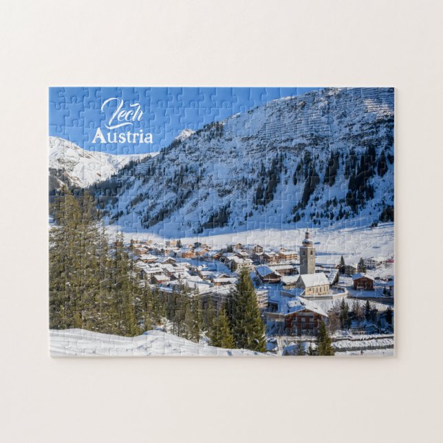 Pretty Austria Lech am Arlberg Vorarlberg Jigsaw Puzzle (Horizontal)