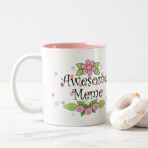 Pretty Awesome Meme Two_Tone Coffee Mug