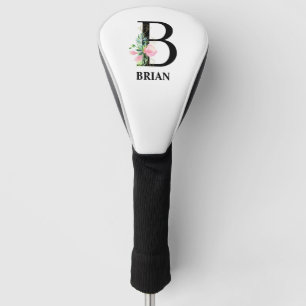 Pretty B Monogrammed Initial Golf Head Cover