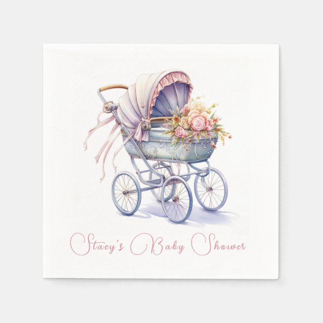 Pretty Baby Pram Napkins (Front)