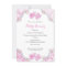 Pretty Baby Shower Pink Umbrella Girl Flowers