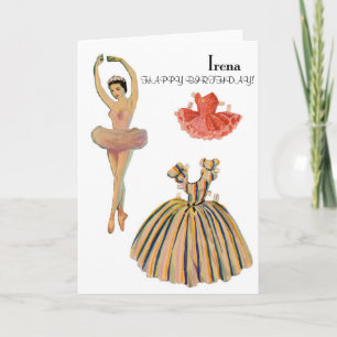 Pretty Ballerina in Pink Card