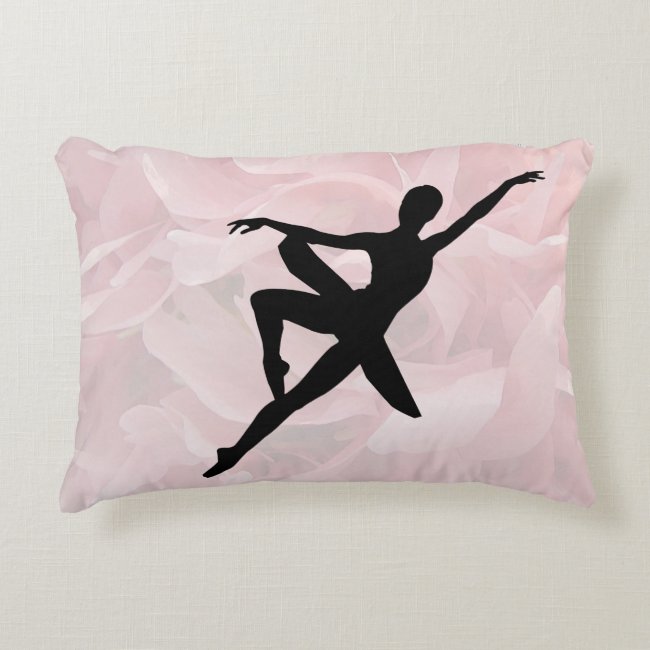Pretty Ballerina Pink Accent Pillow