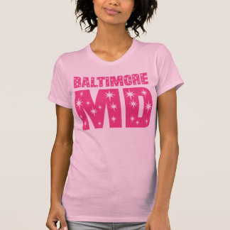 Pretty Baltimore MD Stars Womens Tee