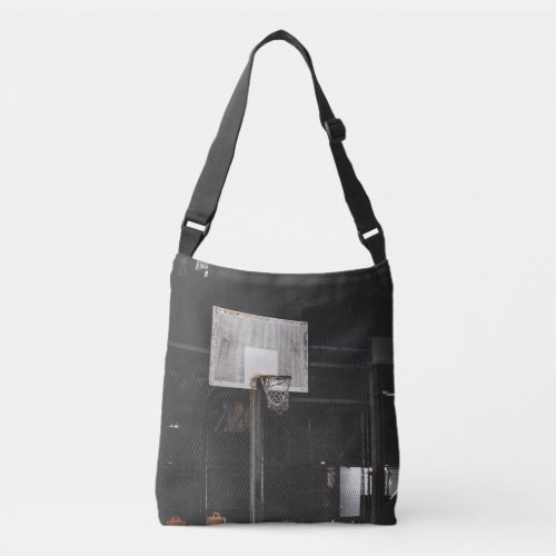 Pretty Basketball Design Crossbody Bag
