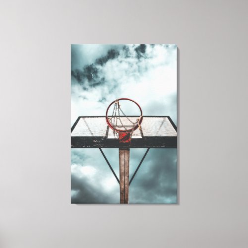 Pretty Basketball Gift Canvas Print