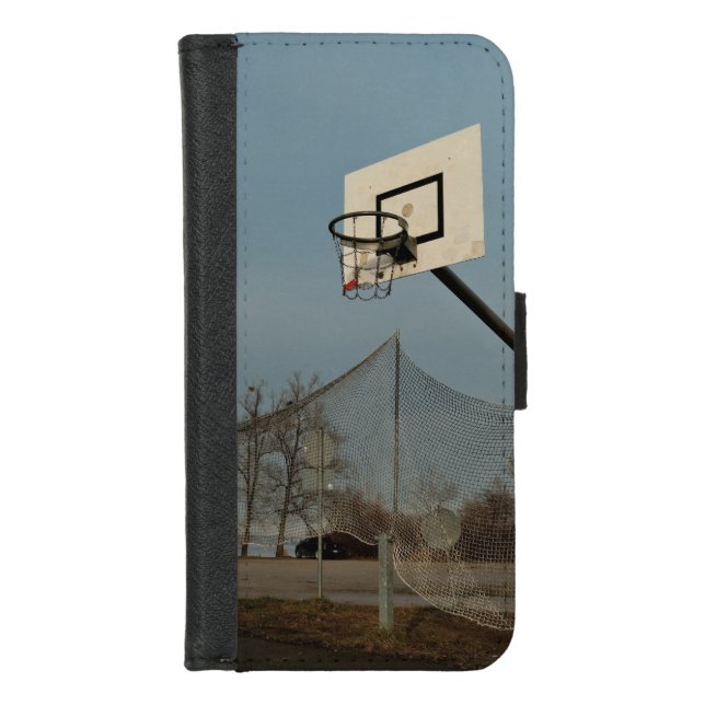 Pretty Basketball iPhone Wallet Case (Front)