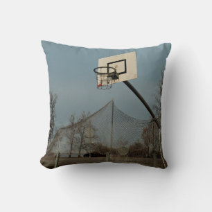 Pretty Basketball Throw Pillow