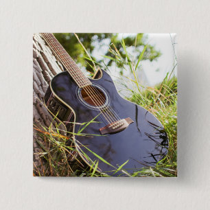 Pretty Bass Guitar Button