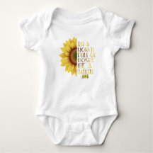 sunflower onesie baby outfit