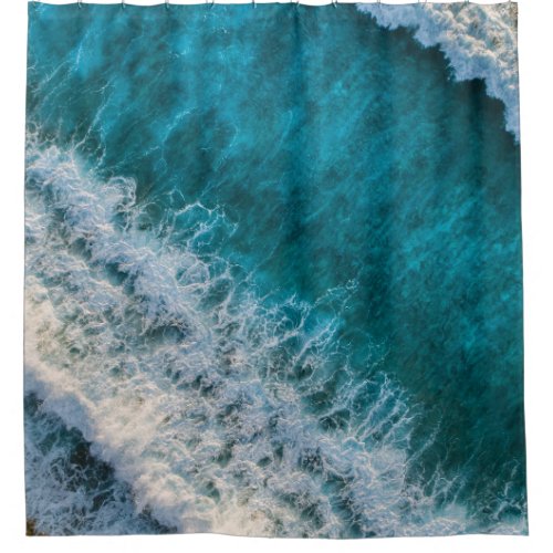 Pretty Beach Landscape Shower Curtain