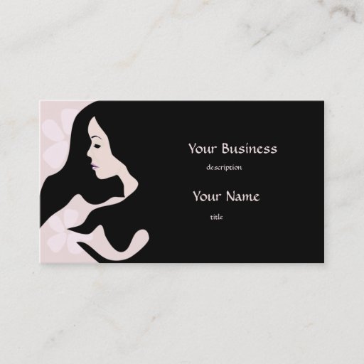 Customizable Blush Beauty Business Card 2