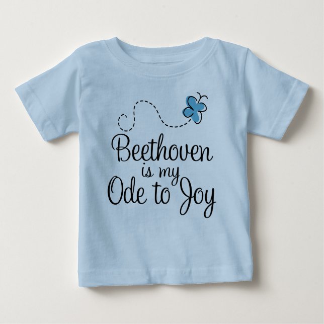 Pretty Beethoven Music Quote Infant T-shirt (Front)