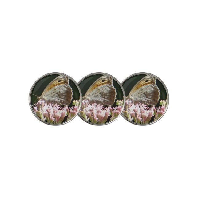 Pretty big butterfly  golf ball marker (3 Up)