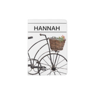 Pretty Bike Personnalised Passport Holder