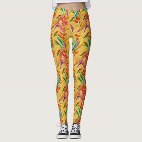 Pretty bird pattern Leggings