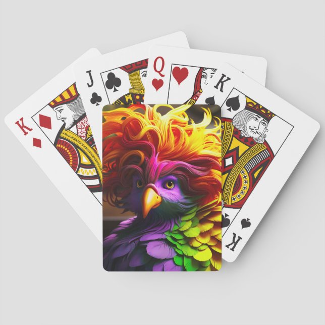 Pretty Bird Poker Cards (Back)