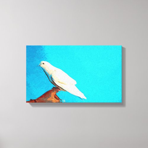 Pretty Bird Stretched Canvas Print