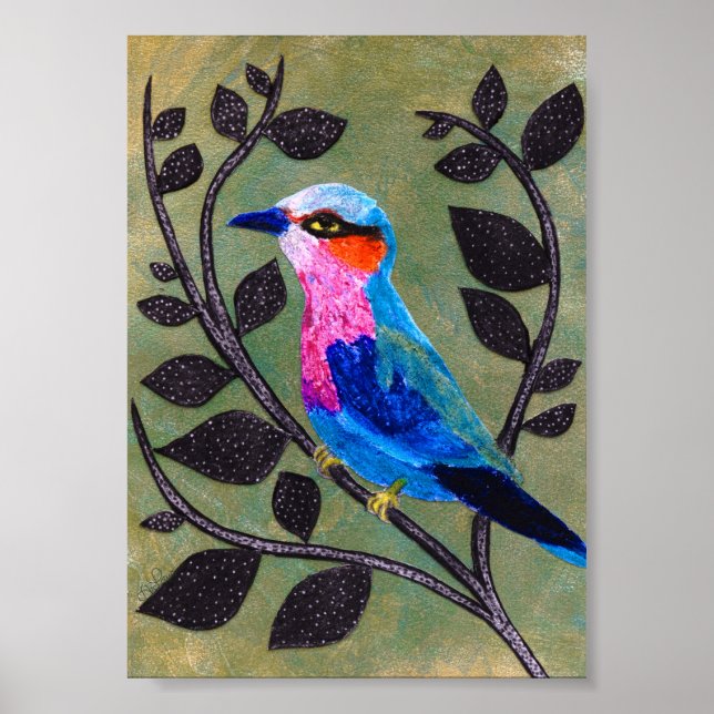 'Pretty Birdie' 5x7 Archival Print (Matte) (Front)