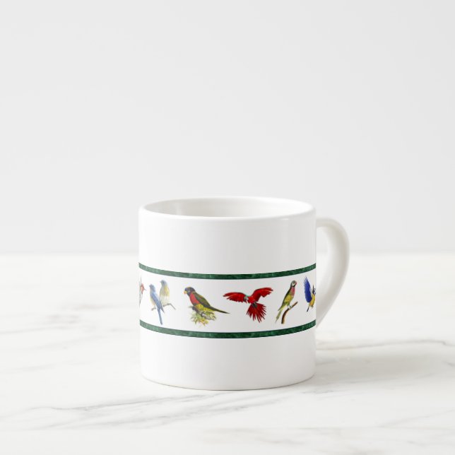 Pretty Birds (Bridget Collection) Espresso Cup (Front Right)