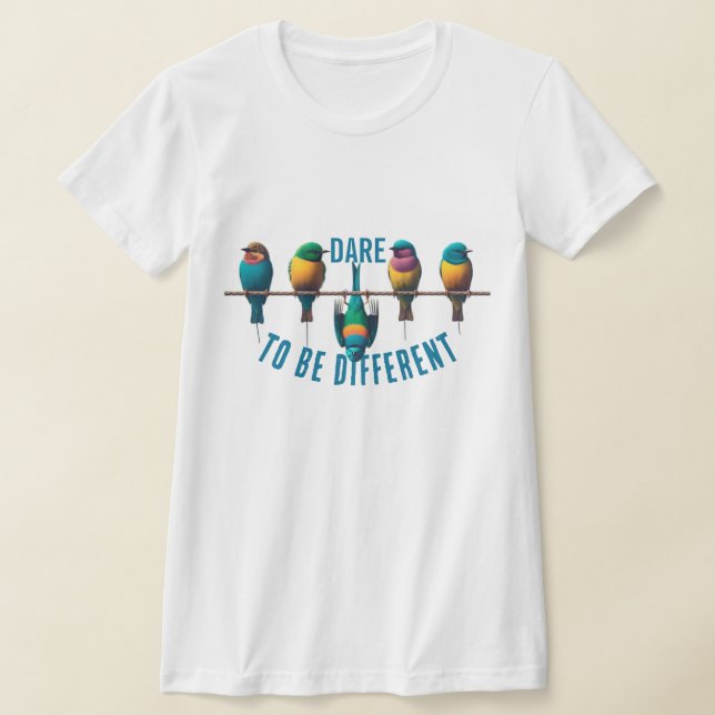 Pretty Birds on a Wire Dare T-Shirt (Laydown)