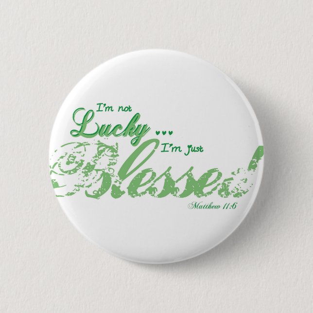 Pretty Blessed Gifts Button (Front)