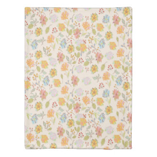 Pretty Bloomies Twin Duvet Cover