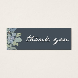 Pretty Blooms Vintage Garden Wedding Thank You Tag