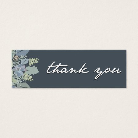 Pretty Blooms Vintage Garden Wedding Thank You Tag