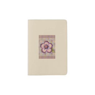 Pretty Blossomed Passport Holder