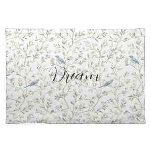 Pretty Blue Birds Dream Cloth Placemat