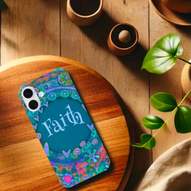 Pretty Blue Customized Inspirivity iPhone Case (Creator Uploaded)