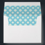 Pretty Blue Daisies Floral Pattern Envelope<br><div class="desc">Beautiful daisies pattern perfect for birthday parties,  baby showers,  personal stationery and more!</div>